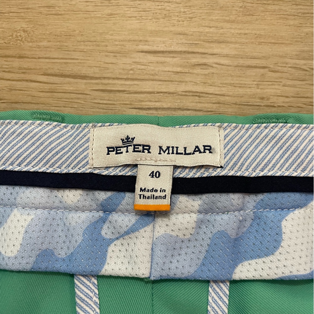 Peter Millar salem high drape performance flat front golf shorts size 40 - Picture 3 of 6